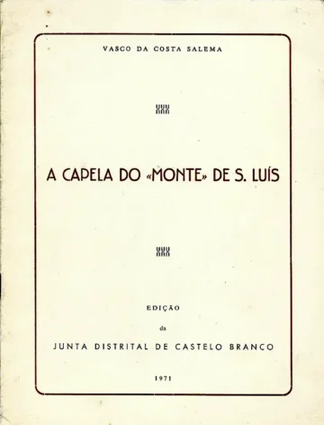 Capa do livro A capela do Monte de S. Luís