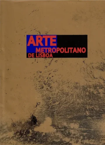 Capa de livro Arte no Metropolitano de Lisboa