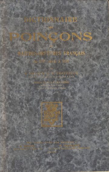 Beuque, Émile, Dictionnaire des poinçons de maîtres-orfèvres français du 14e siècle à 1838. Paris, 1929.