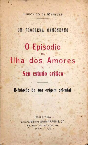 Um problema camoneana, O episódio da Ilha dos Amores e seu estudo Crítico, Refutação da sua origem oriental