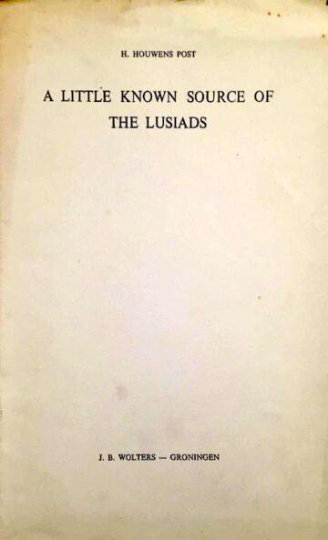 A little known source of the lusiads