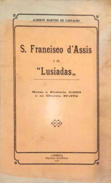 S. Francisco d' Assis e os "Lusíadas"