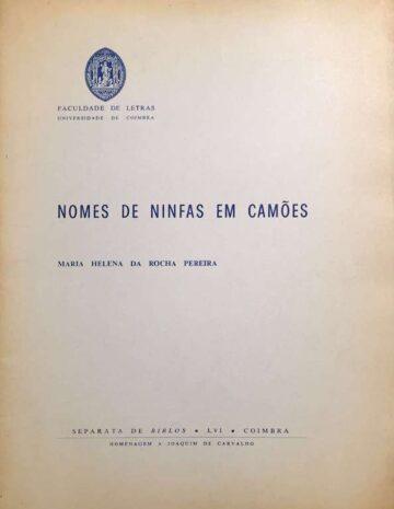 Nomes e ninfas em Camões- Separata de Biblos LVI