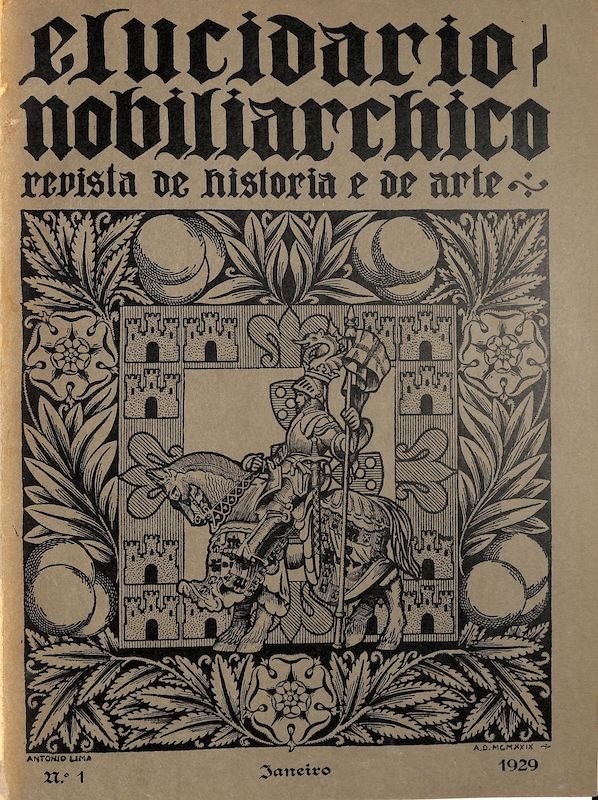 Dornelas, Afonso de, Elucidário nobiliárquico: revista de história e de arte. Lisboa, 1928 e 1929