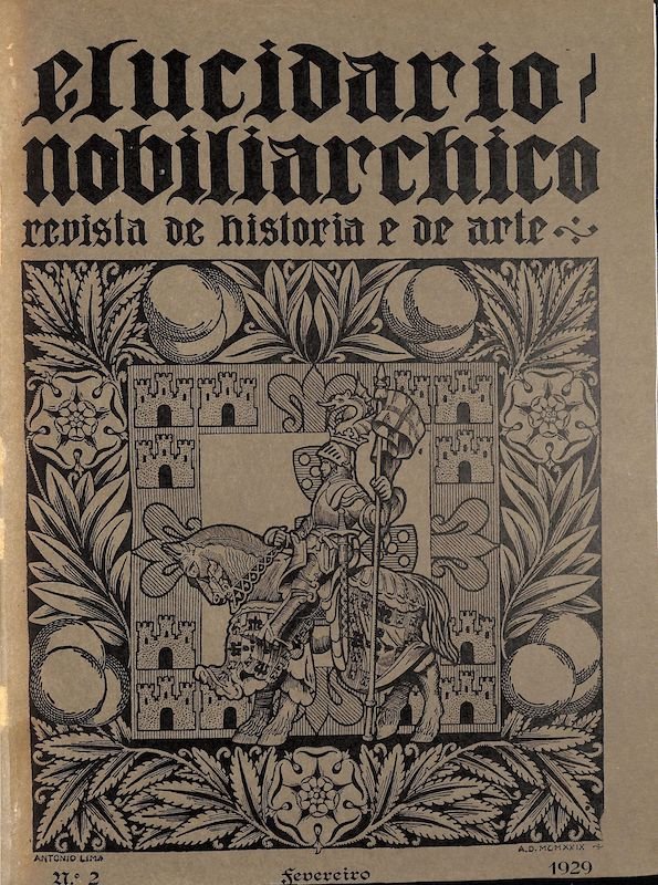 Dornelas, Afonso de, Elucidário nobiliárquico: revista de história e de arte. Lisboa, 1928 e 1929