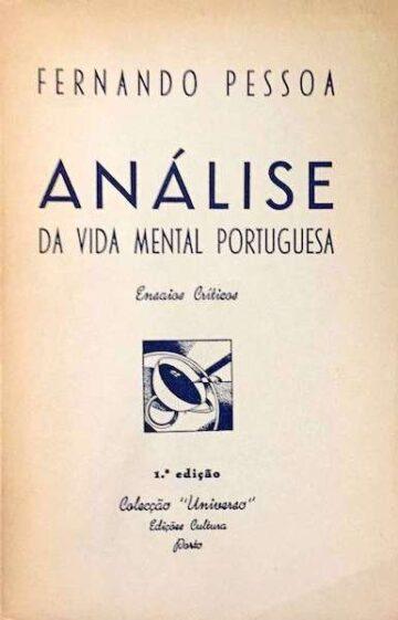Análise da vida mental portuguesa, ensaio crítico