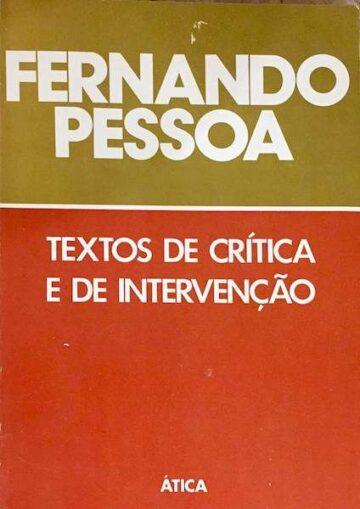 Textos de crítica e de intervenção