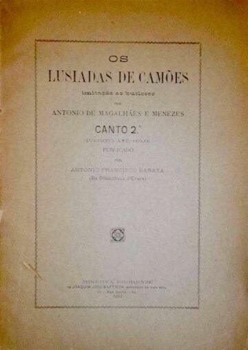 Canto 2.º, Os Lusíadas de Luís de Camões, imitação ao burlesco, publicado por António Francisco Barata