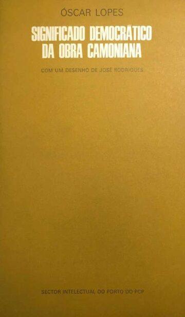 Significado democrático da obra camoniana (com um desenho de José Rodrigues)