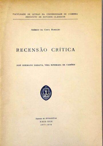 Recensão Crítica da obra