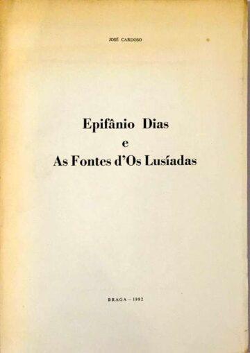 Epifânio Dias e As fontes d'Os Lusíadas