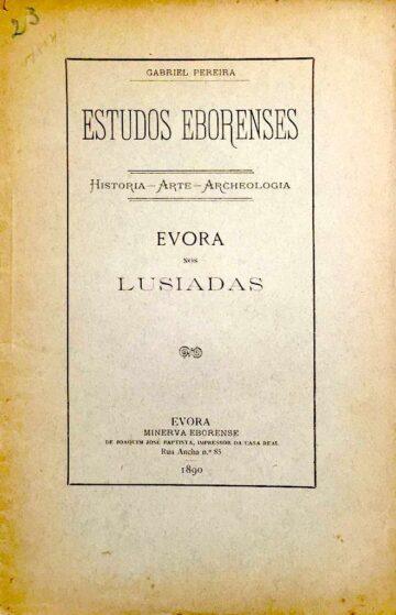 Estudos Eborenses, Évora nos Lusíadas