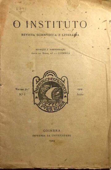 O Instituto Revista Científica e Literária, vol. 71, nº6