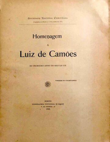 Homenagem a Luiz de Camões no primeiro anno do século XX