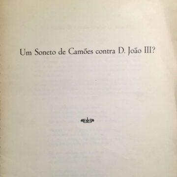 Um soneto de Camões contra D. João III