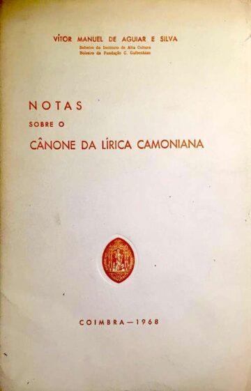 Notas sobre o Cânone da lírica camoniana