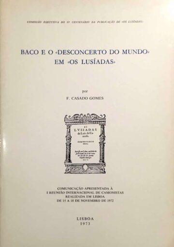 Baco e o «Desconcerto do mundo» em «Os Lusíadas»