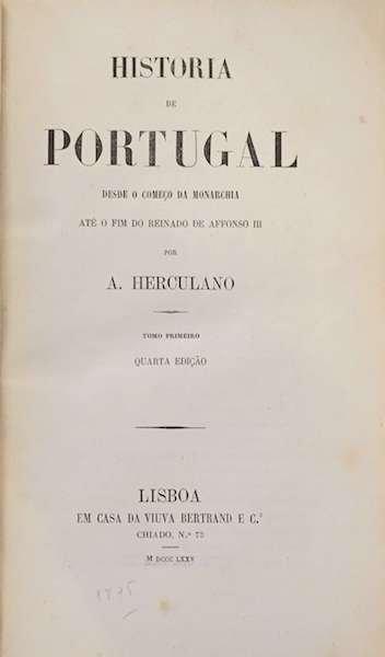 História de Portugal, desde o começo da monarquia até ao fim do reinado de Afonso III