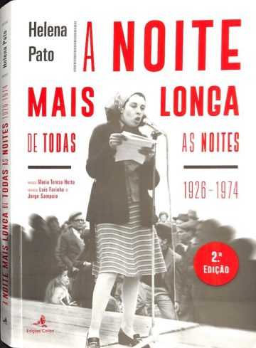 Helena Pato, A noite mais longa de todas as noites, 1926-1974, edições Colibri, Lisboa, 2018