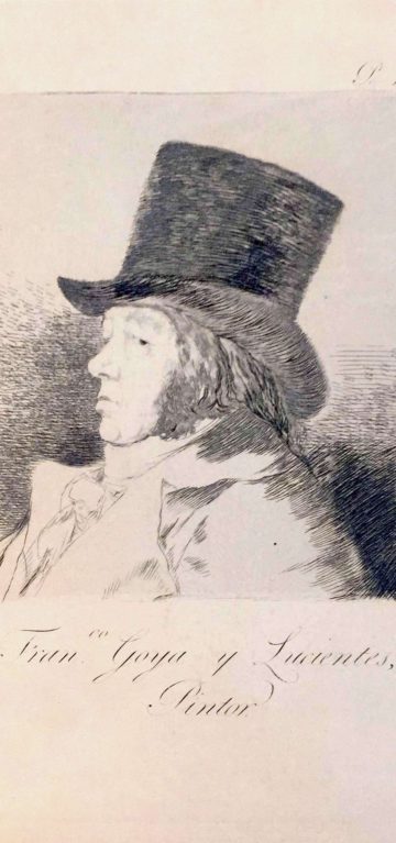 Goya, auto retrato