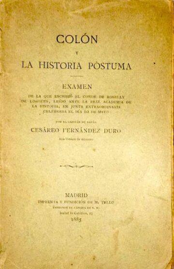 Colón y La história póstuma
