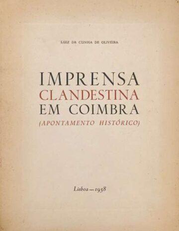 Imprensa clandestina em Coimbra (apontamento histórico)