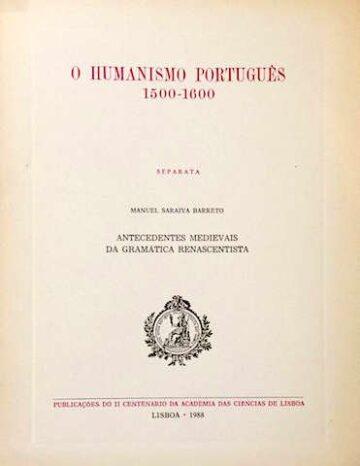 O humanismo português