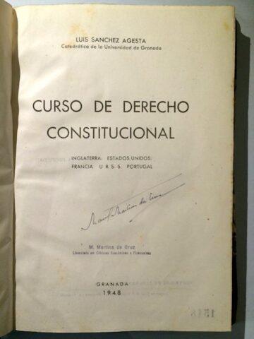 Curso de derecho constitucional