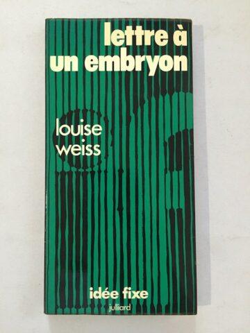 Lettre à un embryon