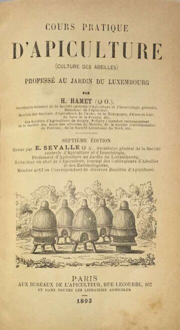 Cours pratique d'apiculture, professeur au jardin du Luxembourg