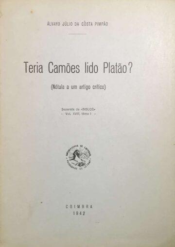 Teria Camões lido Platão (nótula a um artigo crítico)