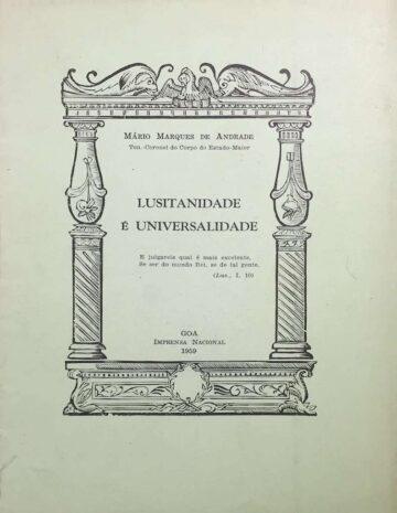 Lusitanidade é Universalidade