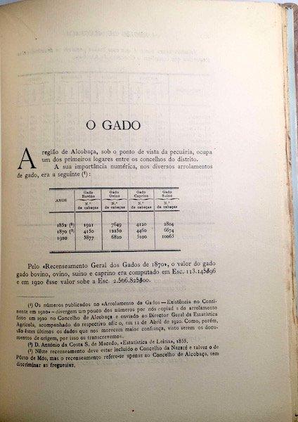 A região de Alcobaça - Algumas notas para o estudo da sua agricultura, população e vida rural