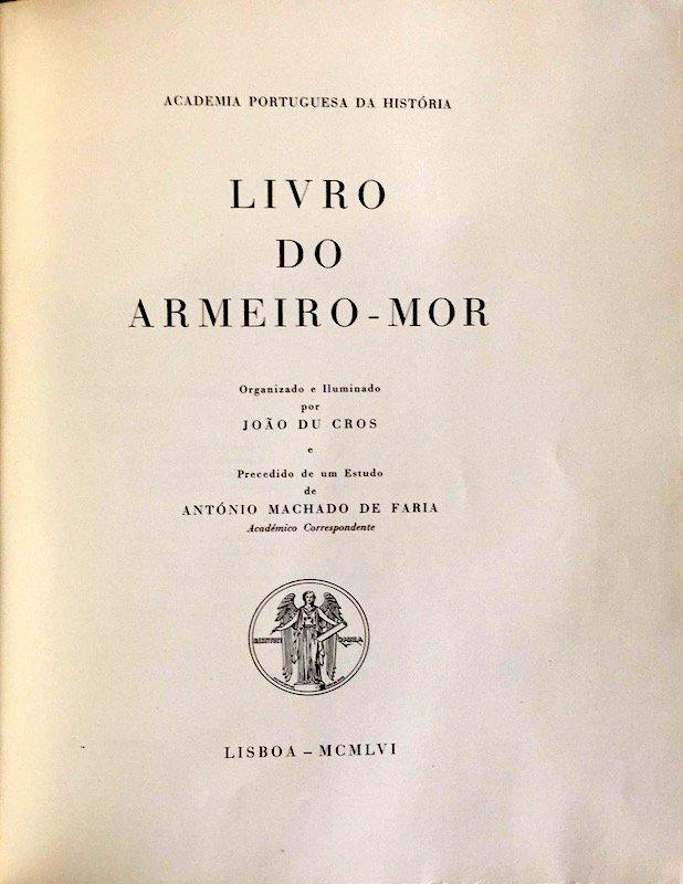 João du Cros, Livro do Armeiro Mor,