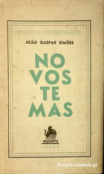 João Gaspar Simões, Novos temas, inquérito, Lisboa, 1938