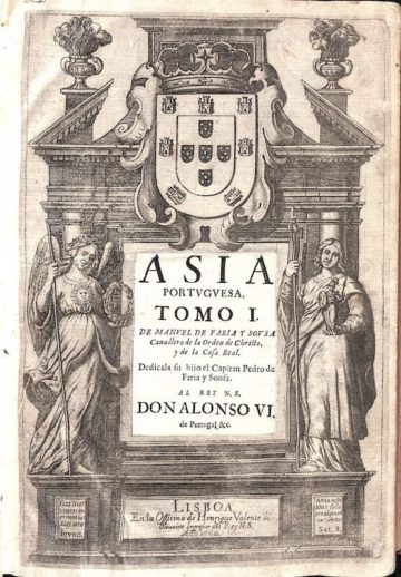 Manuel de Faria e Sousa, Ásia portuguesa, Lisboa, 1666