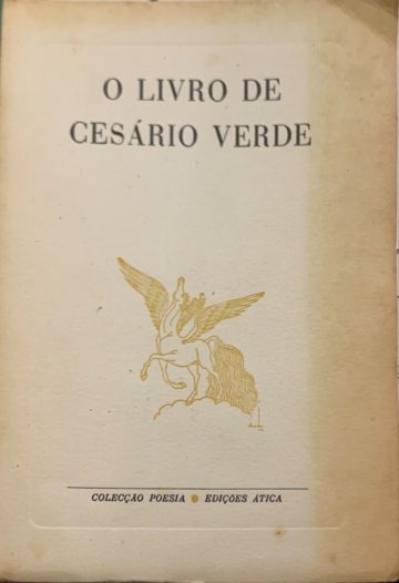 O livro de Cesário Verde, Ática, Lisboa, 1959
