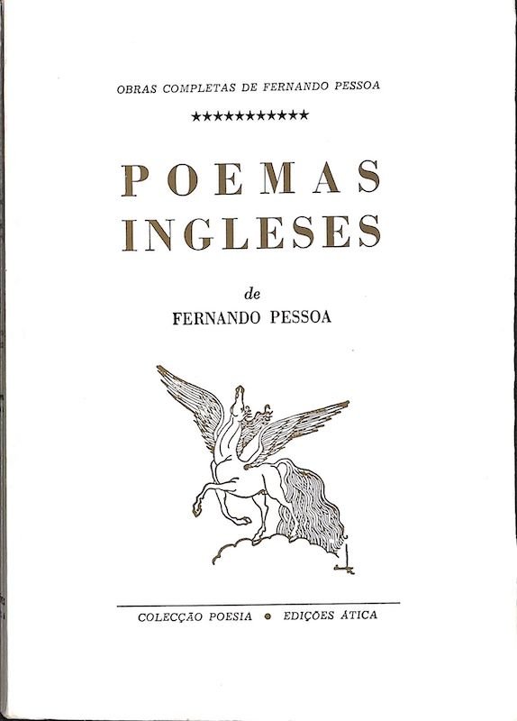 Pessoa, Fernando, Poemas ingleses, Ática, 1987