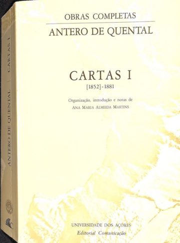 Quental, Antero de, Cartas. Editorial comunicação. 1989