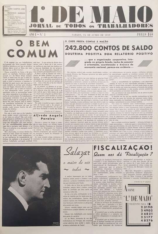 Semanário 1 de maio jornal de todos os trabalhadores