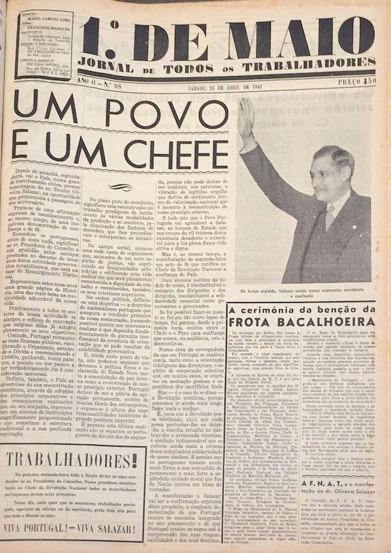 Semanário 1 de maio jornal de todos os trabalhadores