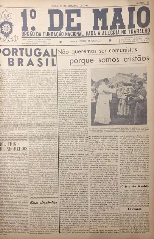 Semanário 1 de maio jornal de todos os trabalhadores