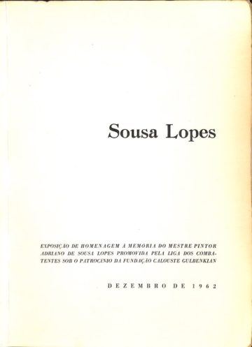 Sousa Lopes, dezembro de 1962