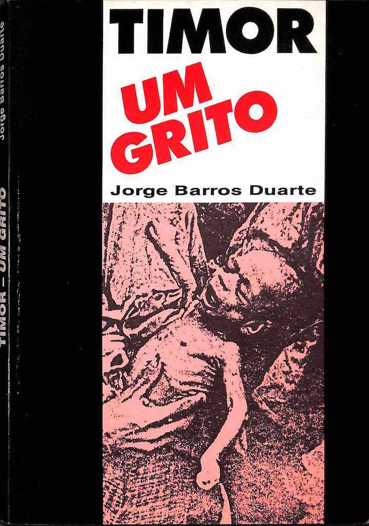 Capa livro Timor um grito com imagem de bebé cadavérico em sofrimento
