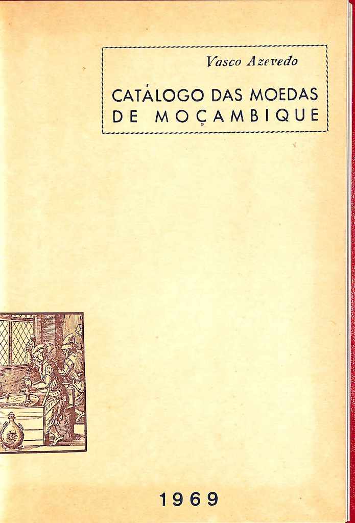 Capa do livro Catálogo das moedas de Moçambique