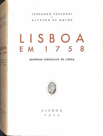 Lisboa em 1758: memórias paroquiais de Lisboa. capa de livro