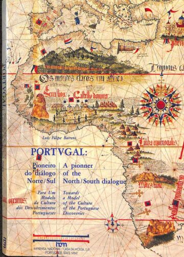 Capa de livro com mapa antigo do continente africano