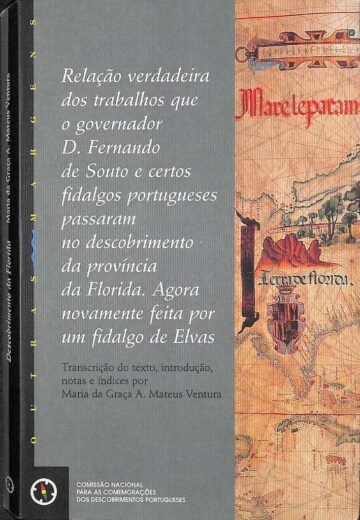 Capa de livro pormenor do atlas de Diogo Homem, Península da Florida