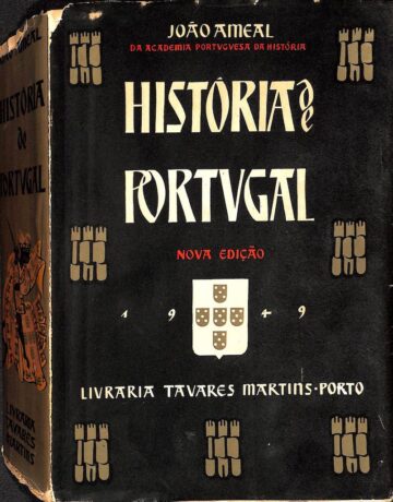 Caap de livro de João Ameal com Brasão de portugal na capa.