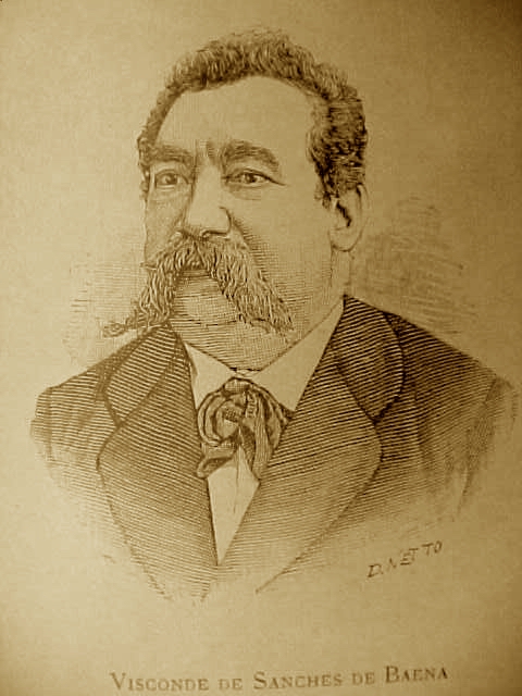 retrato em gravura de Sanches de Baena